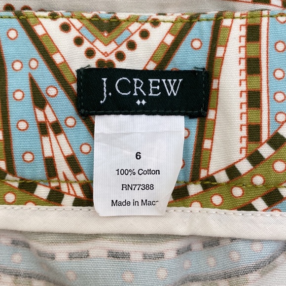 J Crew Paisley Cotton Skirt - Picture 4 of 5